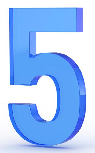 Gallery For > Blue Number 5